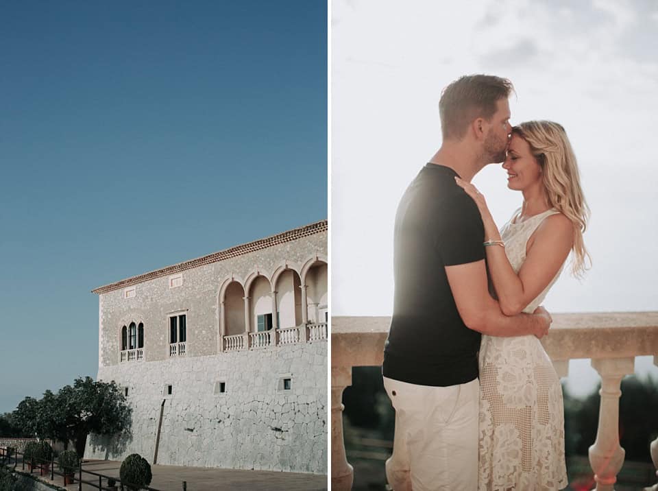Alttest: Romantisches Pärchen mit Meerblick bei Sonnenuntergang, Hochzeitsfotografie in Tirol.